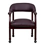 Flash Furniture Faux Leather Conference Chair, Burgundy/Mahogany (BZ100LF19LEA)~#|#~sp137098844_sc7