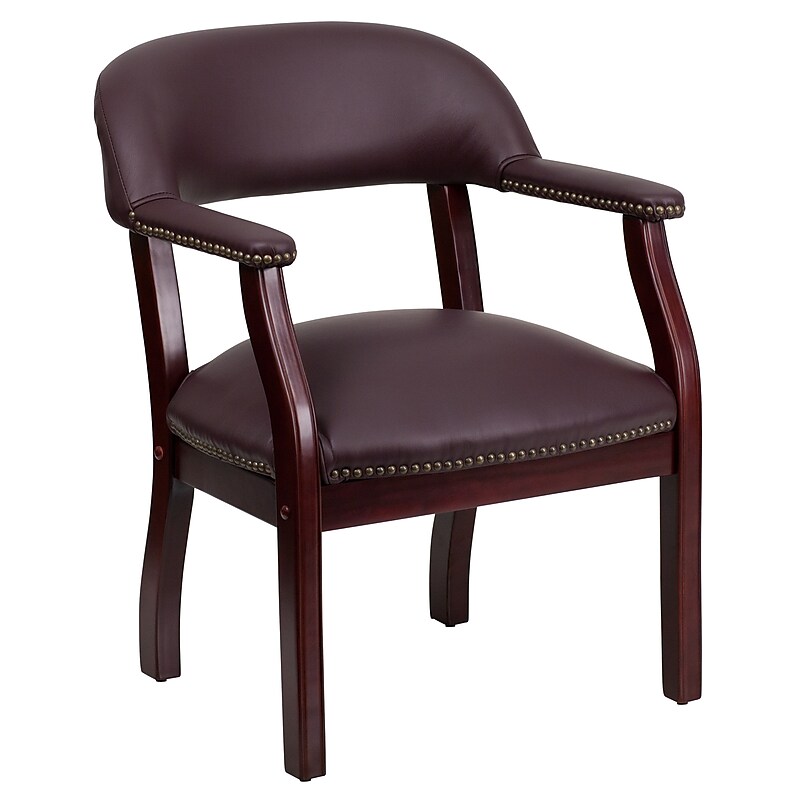 Flash Furniture Faux Leather Conference Chair, Burgundy (BZ105LF19LEA) image 1