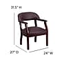 Flash Furniture Faux Leather Conference Chair, Burgundy (BZ105LF19LEA)~#|#~sp137098850_sc7