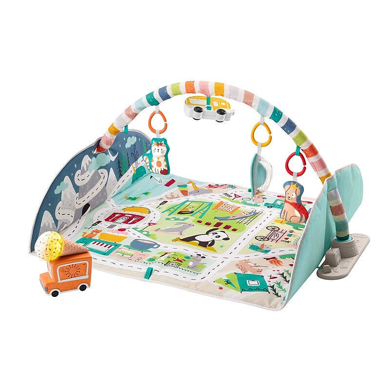 Fisher-Price Activity City Gym to Jumbo Play Mat (GRV42) image 1