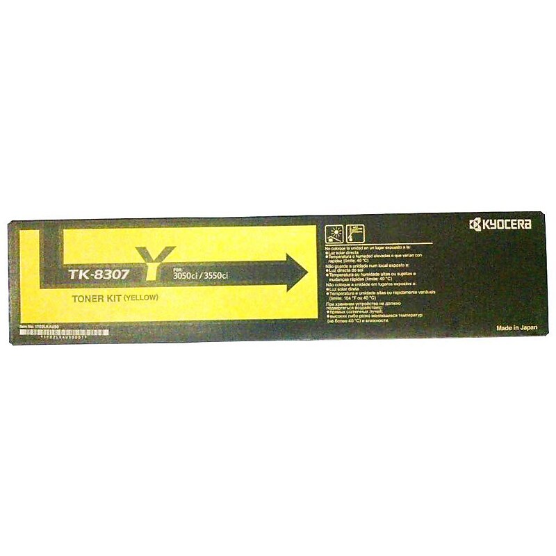 Kyocera TK-8307Y Yellow High Yield Toner Cartridge image 1