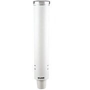 San Jamar C4160WH Small Pull Type Water Cup Dispenser, White