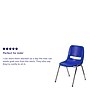 Flash Furniture HERCULES Series Plastic Shell Kid's Stacking Chair, Navy/Chrome (RUT18NVYCHR)~#|#~sp137199102_sc7