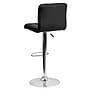 Flash Furniture Contemporary Vinyl Adjustable Height Barstool with Back, Black, 2-Pieces (2DS810MODBKGG)~#|#~sp137199113_sc7