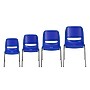 Flash Furniture HERCULES Series Plastic Shell Kid's Stacking Chair, Navy/Chrome (RUT18NVYCHR)~#|#~sp137199215_sc7