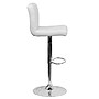 Flash Furniture Contemporary Vinyl Adjustable Height Barstool with Back, White, 2-Pieces (2DS810MODWHGG)~#|#~sp137199233_sc7