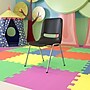 Flash Furniture HERCULES Series Plastic Shell Stack Chair, Black/Chrome (RUT18BKCHR)~#|#~sp137199540_sc7