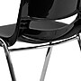 Flash Furniture HERCULES Series Plastic Shell Stack Chair, Black/Chrome (RUT18BKCHR)~#|#~sp137199546_sc7