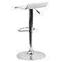Flash Furniture Contemporary Vinyl Adjustable Height Barstool with Back, White, 2-Pieces (2DS801CONTWHGG)~#|#~sp137199685_sc7