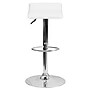 Flash Furniture Contemporary Vinyl Adjustable Height Barstool with Back, White, 2-Pieces (2DS801CONTWHGG)~#|#~sp137199753_sc7