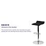 Flash Furniture Contemporary Vinyl Low Back Barstool, Adjustable Height, Black, 2-Pieces (2DS801CONTBKGG)~#|#~sp137199755_sc7