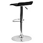 Flash Furniture Contemporary Vinyl Low Back Barstool, Adjustable Height, Black, 2-Pieces (2DS801CONTBKGG)~#|#~sp137199759_sc7