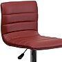 Flash Furniture Contemporary Vinyl Barstool, Adjustable Height, Burgundy, 2-Pieces (2CH920231BURGGG)~#|#~sp137200411_sc7