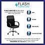 Flash Furniture Manor Ergonomic LeatherSoft/Mesh Swivel Mid-Back Task Office Chair, Black (LFW61B2)~#|#~sp137200461_sc7