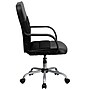 Flash Furniture Manor Ergonomic LeatherSoft/Mesh Swivel Mid-Back Task Office Chair, Black (LFW61B2)~#|#~sp137200466_sc7