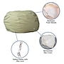 Flash Furniture Cotton Twill Oversized Dot Bean Bag Chair, Green (DGBEANLGDTGN)~#|#~sp137200484_sc7