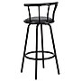 Flash Furniture Transitional Vinyl Swivel Barstool, Black (YBYJ909KD)~#|#~sp137201344_sc7