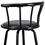 Flash Furniture Transitional Vinyl Swivel Barstool, Black (YBYJ909KD)~#|#~sp137201345_sc7