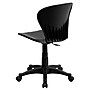 Flash Furniture Sorho Armless Plastic Swivel Mid-Back Task Office Chair, Black (RUTA103BK)~#|#~sp137201374_sc7