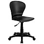 Flash Furniture Sorho Armless Plastic Swivel Mid-Back Task Office Chair, Black (RUTA103BK)~#|#~sp137201468_sc7