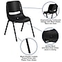 Flash Furniture HERCULES Series Plastic Shell Kid's Stacking Chair, Black (RUT14PDRBK)~#|#~sp137201834_sc7