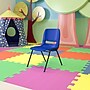 Flash Furniture HERCULES Series Plastic Kid's Shell Stack Chair, Navy/Black (RUT14NVYBK)~#|#~sp137201946_sc7