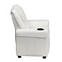 Flash Furniture Contemporary Vinyl Kids Recliner with Cup Holder and Headrest, White (DGULTKIDWHITE)~#|#~sp137202284_sc7
