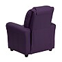 Flash Furniture Contemporary Vinyl Kids Recliner with Cup Holder and Headrest. Purple (DGUTLKIDPUR)~#|#~sp137202302_sc7
