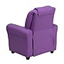 Flash Furniture Contemporary Vinyl Kids Recliner with Cup Holder and Headrest, Lavender (DGULTKIDLAV)~#|#~sp137202324_sc7