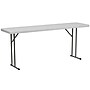 Flash Furniture Elon Folding Table, 72" x 18", Granite White (DADYCZ180GW)~#|#~sp137202387_sc7