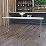 Flash Furniture Elon Folding Table, 72" x 18", Granite White (DADYCZ180GW)~#|#~sp137202388_sc7