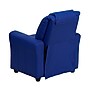 Flash Furniture Contemporary Vinyl Kids Recliner with Cup Holder and Headrest, Blue (DGULTKIDBLUE)~#|#~sp137202473_sc7