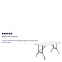 Flash Furniture Elon 5' x 30" Plastic Folding Table, Granite White (DADYCZ152)~#|#~sp137202540_sc7