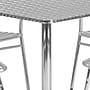 Flash Furniture Lila Indoor-Outdoor 31.5'' Square Table Set with 4 Slat Back Chairs, Aluminum (TLH32SQ017BCHR4)~#|#~sp137294822_sc7