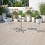 Flash Furniture Mellie 23.5'' Round Aluminum Indoor/Outdoor Table with Base (TLH0521)~#|#~sp137296885_sc7