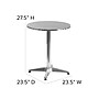 Flash Furniture Mellie 23.5'' Round Aluminum Indoor/Outdoor Table with Base (TLH0521)~#|#~sp137296908_sc7