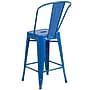 Flash Furniture Kai Contemporary Metal Slat Back Counter Stool, Blue (CH3132024GBBL)~#|#~sp137300348_sc7