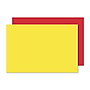 Staples Display Board, 20" x 30", Red/Yellow (50718S)~#|#~sp137300383_sc7