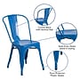 Flash Furniture Perry Contemporary Metal Dining Chair, Blue (CH31230BL)~#|#~sp137300765_sc7
