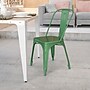 Flash Furniture Perry Contemporary Metal Dining Chair, Green (CH31230GN)~#|#~sp137300822_sc7