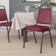 Flash Furniture Hercules Contemporary Metal Dining Chair, Silver Vein Frame, 4/Pack (FDBHF1SVBY)