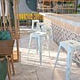Flash Furniture Kai Industrial Metal Barstool without Back, Distressed Green-Blue (ETBT350330DB)~#|#~sp137301397_sc7