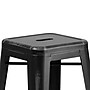 Flash Furniture Kai Industrial Metal Barstool without Back, Distressed Black (ETBT350330BK)~#|#~sp137301527_sc7