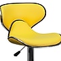 Flash Furniture Contemporary Vinyl Adjustable Height Barstool with Back, Yellow (DS815YEL)~#|#~sp137301727_sc7