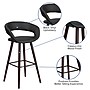 Flash Furniture Brynn Series Contemporary Vinyl Barstool, Black, 2-Pieces (2CH152560BKVY)~#|#~sp137301831_sc7