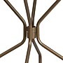 Flash Furniture Oia Commercial Grade Round Indoor-Outdoor Steel Patio Table with Umbrella Hole, Gold (CO7GD)~#|#~sp137393539_sc7