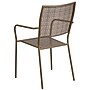 Flash Furniture Gold Indoor-Outdoor Steel Patio Arm Chair with Square Back (CO-2-GD-GG)~#|#~sp137393624_sc7
