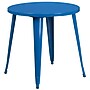 Flash Furniture Craig Indoor-Outdoor 30" Round Table Set with 2 Vertical Slat Back Chairs, Blue (CH519TH218VBL)~#|#~sp137394711_sc7