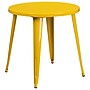 Flash Furniture Baker Indoor-Outdoor 30" Round Table Set with 2 Cafe Chairs, Yellow (CH519TH218CYL)~#|#~sp137394903_sc7
