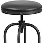 Flash Furniture Rustic LeatherSoft Swivel Barstool, Black (ETBR542230)~#|#~sp137395817_sc7